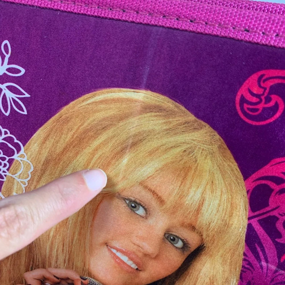 Hannah Montana Miley Cyrus Padded Zipper 3 D-Ring Binder Disney Channel Girly - Picture 11 of 14